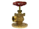 Válvula angular en bronce contra incendios